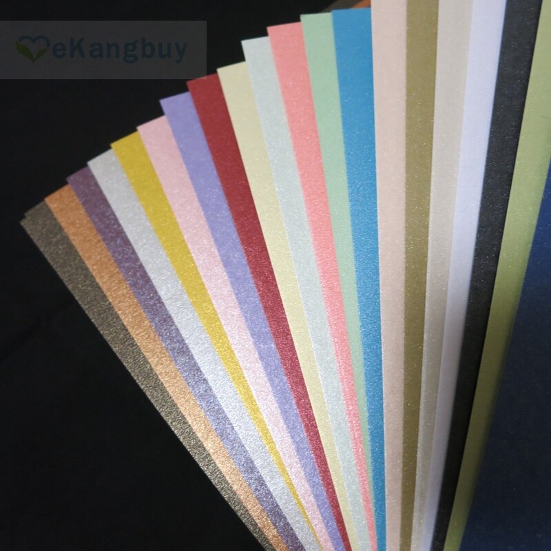 A5 Pearl Color Card Paper 250g Cardstock 20 colors optional