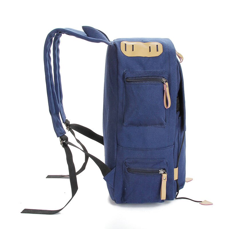 Mode Canvas Rugzak Vrouwen Schoudertas Schooltassen Voor Tiener Meisjes Jongens Casual Reizen Rugzak Zwart Mochila Sac A Dos
