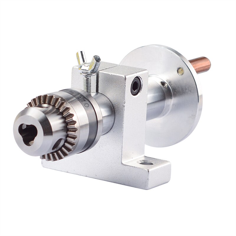 1Pc Live Draaibank Centrum Hoofd Met Chuck Diy Accessoires Voor Mini Draaibank Machine Revolving Draaibank Centre Houtbewerking Tool