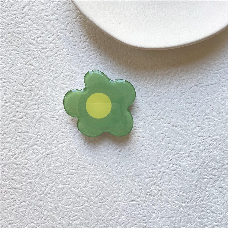Epoxy Resin Universal Fresh And Lovely Flowers Foldable Grip Tok Bracket Mobile Phone Ring Bracket Mobile Phone Accessories: 9