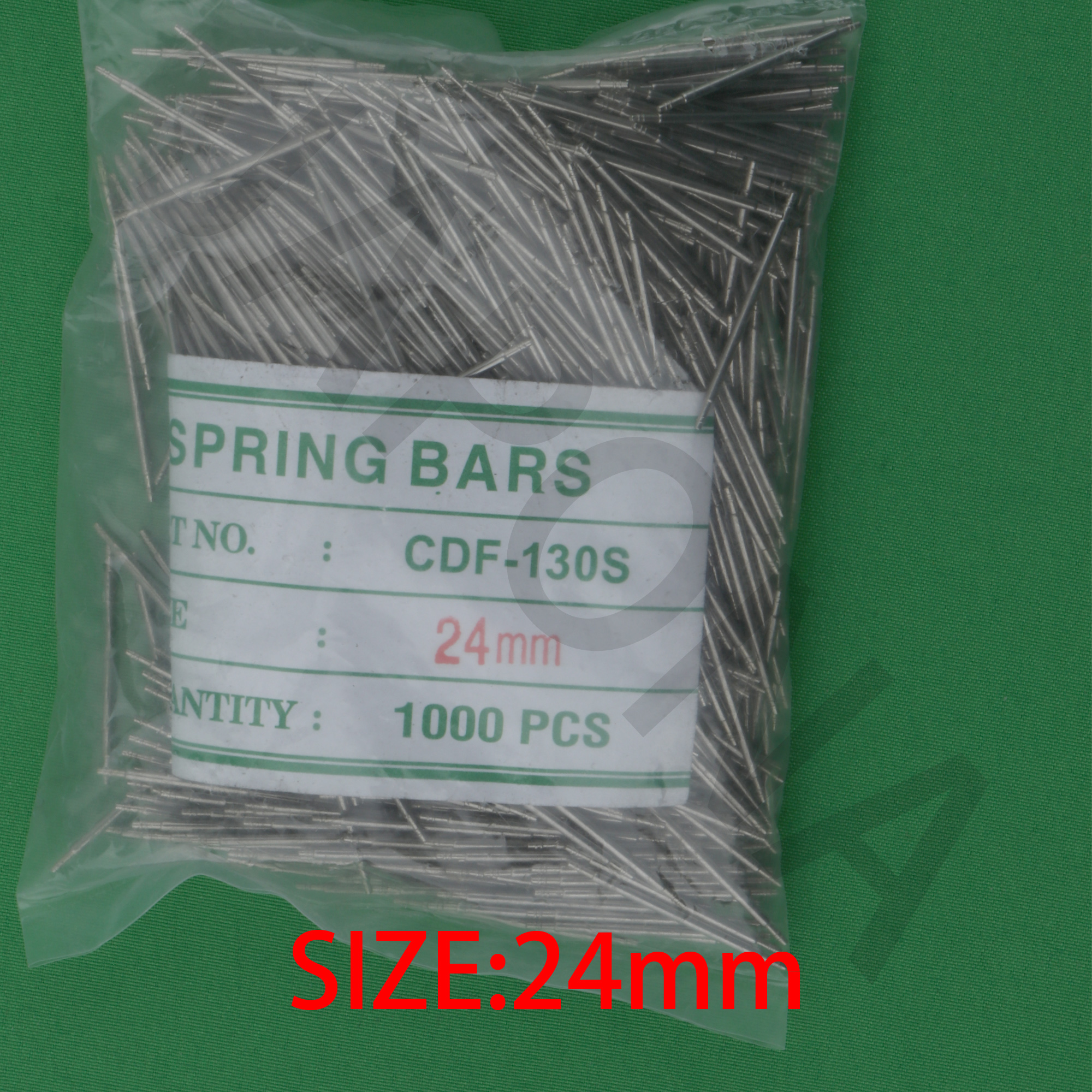 Horloge lente bar tool Horloge accessoires voor horloge winkel lente dik 1000PCS 8mm 10mm 12mm 14mm 16mm 18mm 20mm 22mm 23mm 24mm: Rood