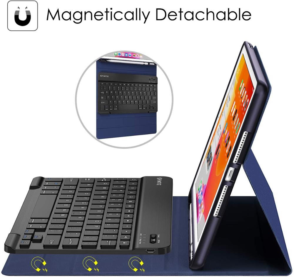 Voor Ipad Keyboard Case 9.7 Inch Case Met Potlood Houder Draadloze Bluetooth Toetsenbord Case Voor Ipad 6th 5th Air 1 2 Funda Capa