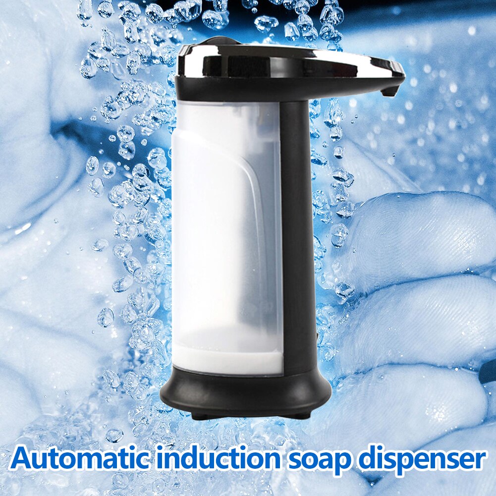 Dispensador automático de jabón líquido de 400ml, Sensor inteligente, recipiente para lavar las manos, conjunto de accesorios para el baño y la cocina del hogar