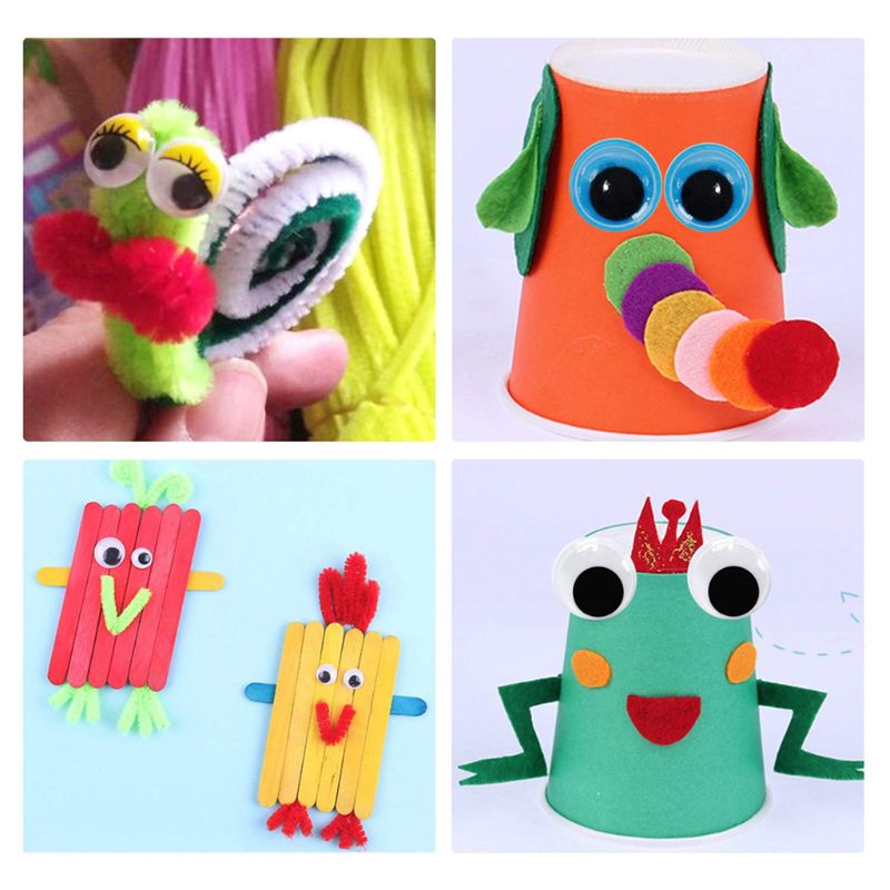 Googly Wiggle Ogen Met Zelfklevende In Draagbare Plastic Doos, ronde Wiebelig Ogen Sticker Multi Kleuren En Maten Voor Diy Craft Sc