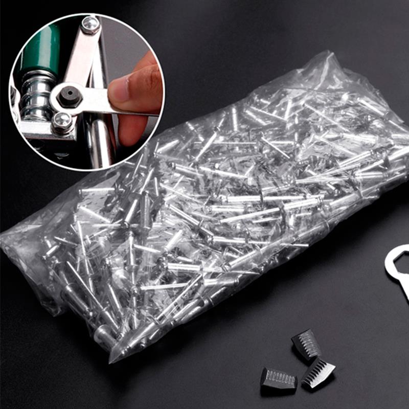 Manual Rivet Tool Heavy Duty Two Handed Operation Nail Pulling Aluminum Stainless Steel Rivet Tool for Metal Plastic Leather