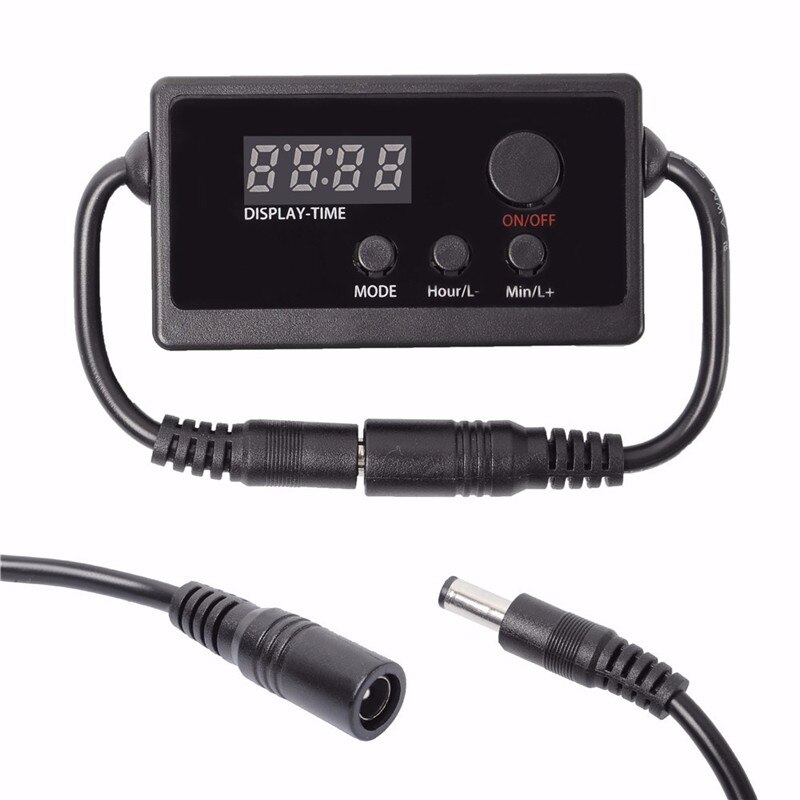 Chihiros controlador inteligente com led, controlador com temporizador dimmer, suporte de metal, para pendurar no kit, acessório para plantas, crescimento e adaptador de fonte de alimentação