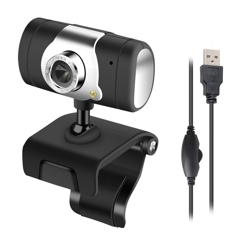 Webcam HD usb 2.0, 12 mégapixels, avec micro, à clipser, pour ordinateur portable