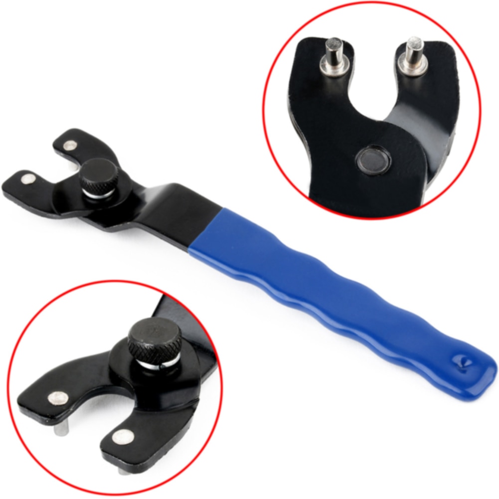 Adjustable Angle Grinder Key Pin Spanner Plastic Handle Pin Wrench Spanner Home Wrenches Repair Tool