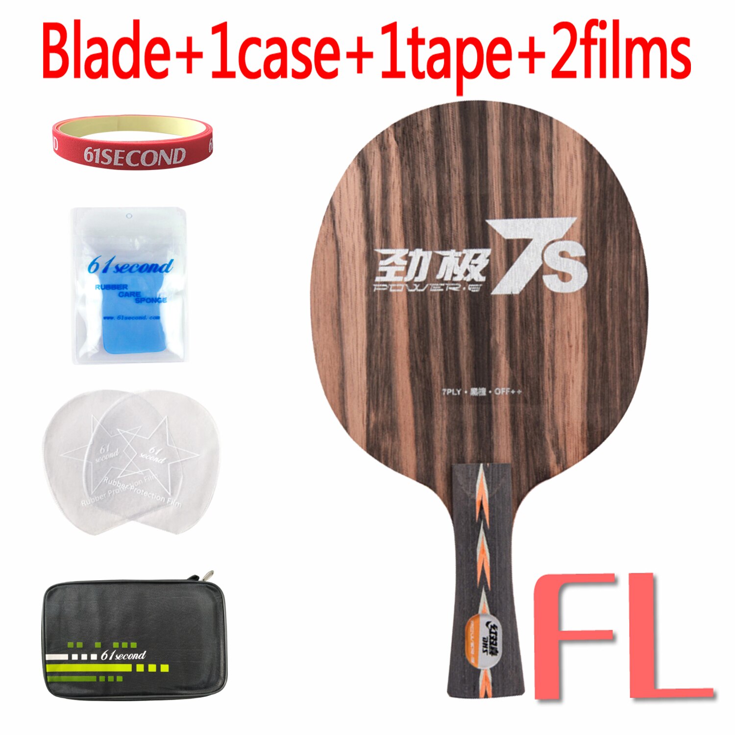 DHS POWER.G7 PG7 PG7S PG.7 PG 7 Table Tennis PingPong Blade: 7S  FL with FM case