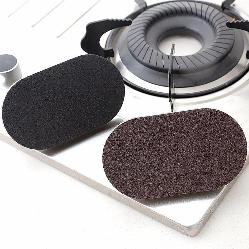 Magic Eraser Sponge Sponge Kitchen Accessories Powerful Decontamination Brush With Handle Kitchen Bathroom Accessories