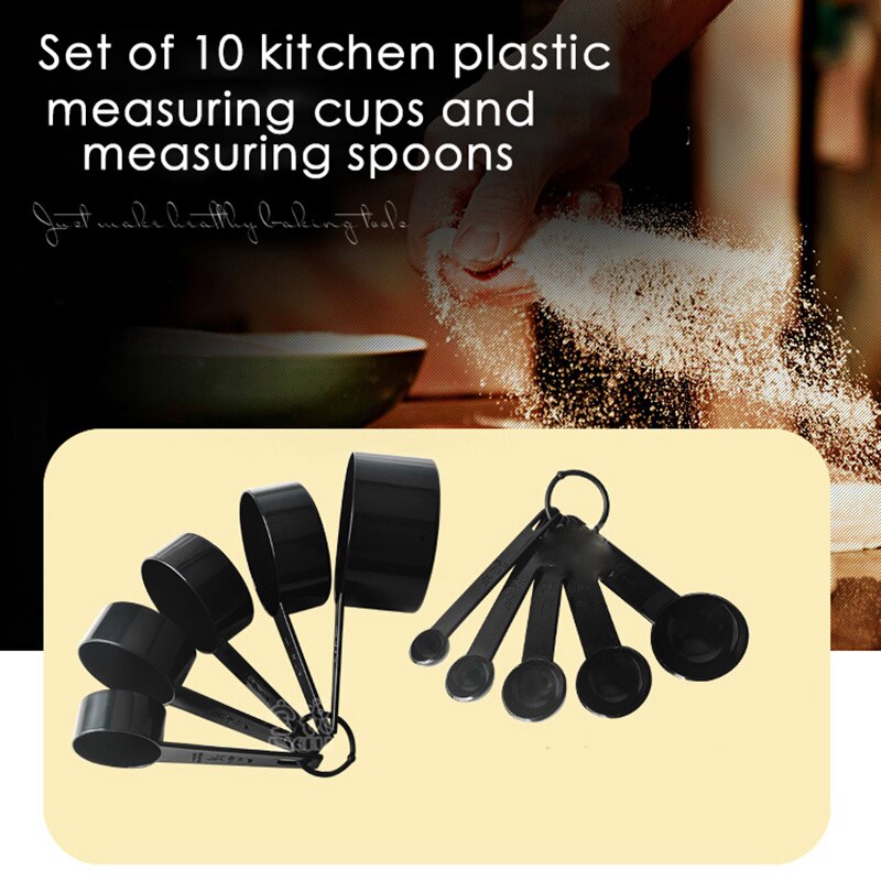 Kitchen Measuring Spoons 5/10pcs Teaspoon Coffee Sugar Scoop Cake Baking Flour Measuring Cups Kitchen Cooking Tools