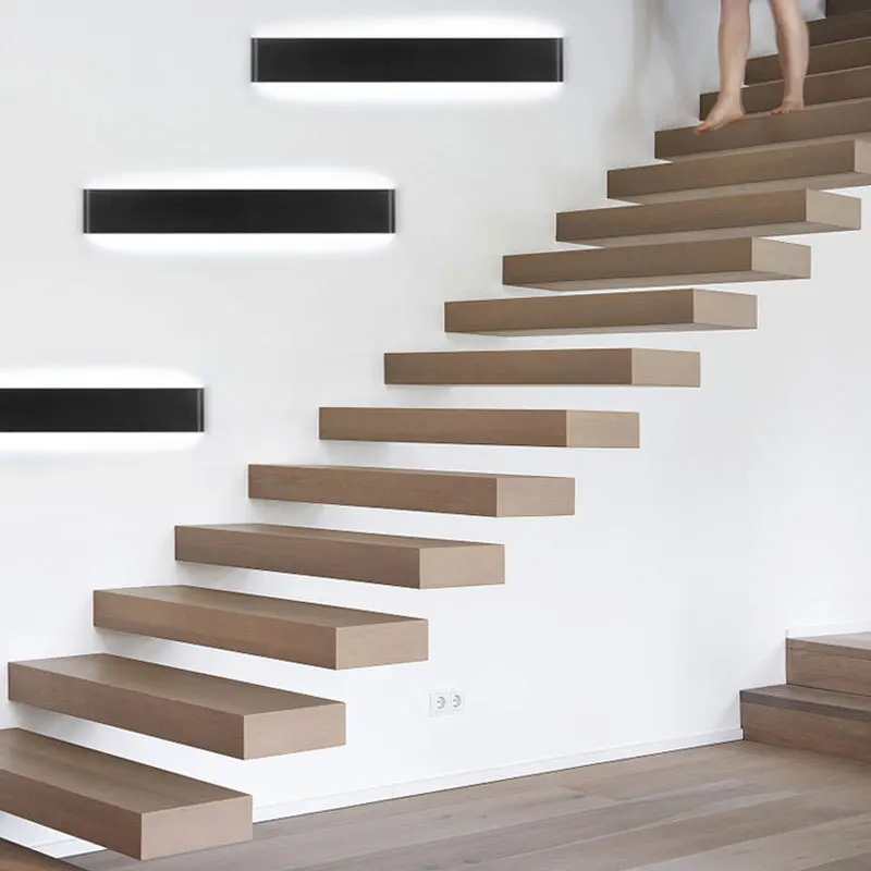 Lámpara de pared LED moderna para mesita de noche, sala de estar, escaleras, pasillo, baño, decoraciones para el hogar, aplique de pared, accesorio de iluminación interior, brillo