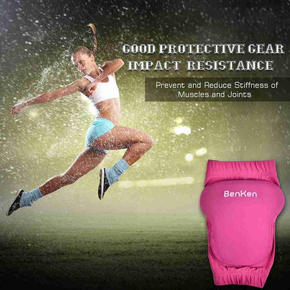 Kniebeschermers Benken Ademend Beschermende Kniebeschermers Sport Beschermer Zachte Lycra Schuim Voor Rolschaatsen