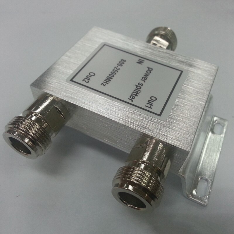 Rf Coax Splitter 1 Naar 2 Way Power Splitter 380-2500 Mhz Signal Booster Divider N Vrouwelijke 50 Ohm snelle