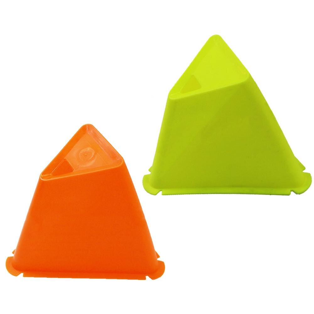 Sport Training Cone Set Sport Indoor Exercise Ornaments for Rugby Football Soccer Triangle Cylinder Train Obstacles