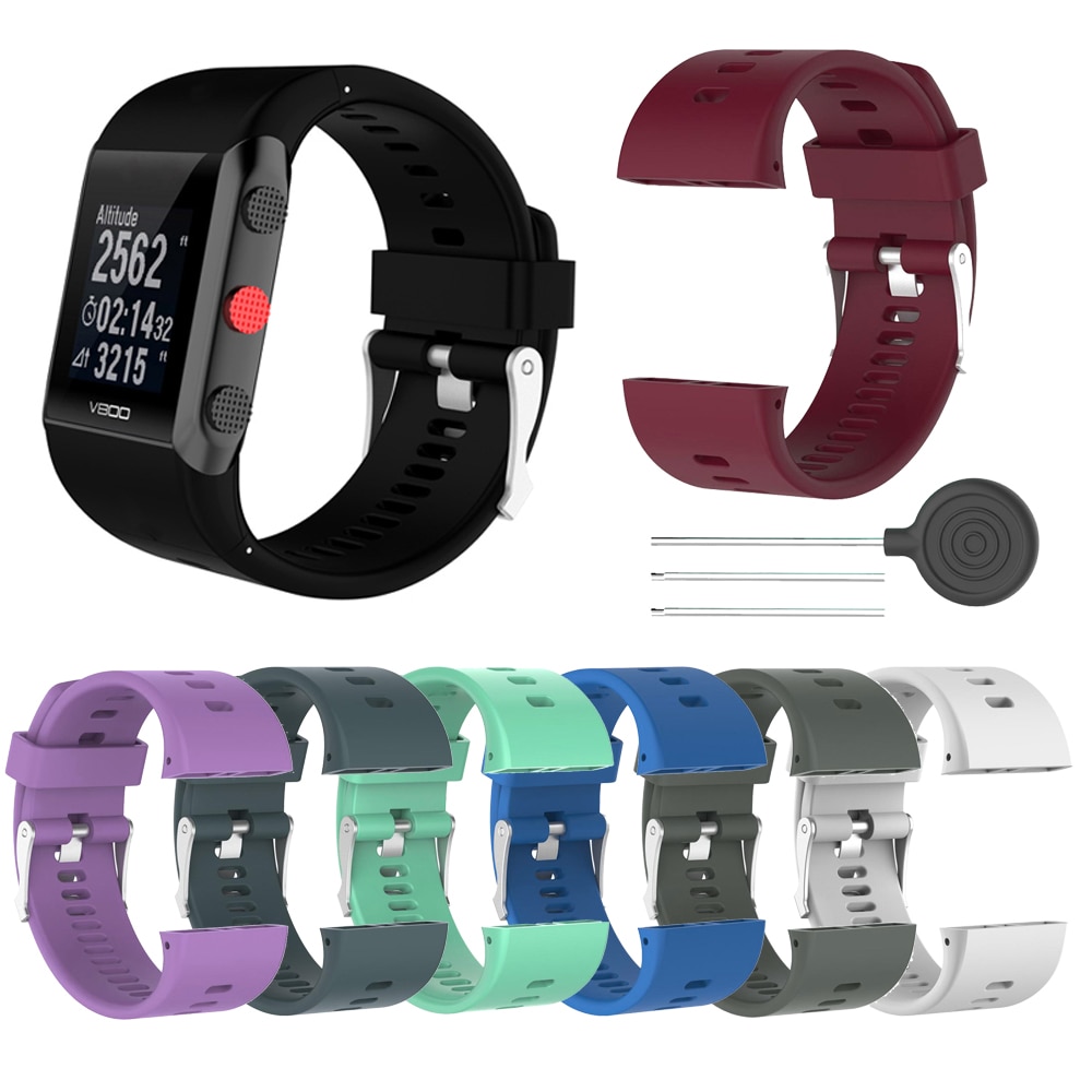 Bracelet en Silicone pour Polar V800 montre intelligente réglage de remplacement Sport bande étanche pour Polar V800 bracelet de montre bracelet