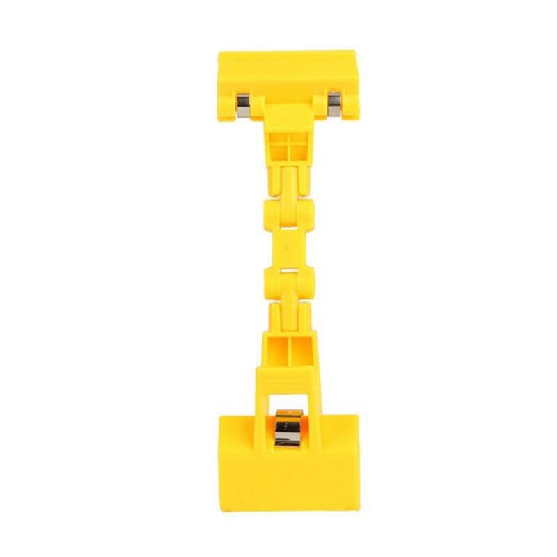 -skruer avgjort plast pop skilt kort display klipp prislapper holder svart etikett holder klemme skilt display: Gul