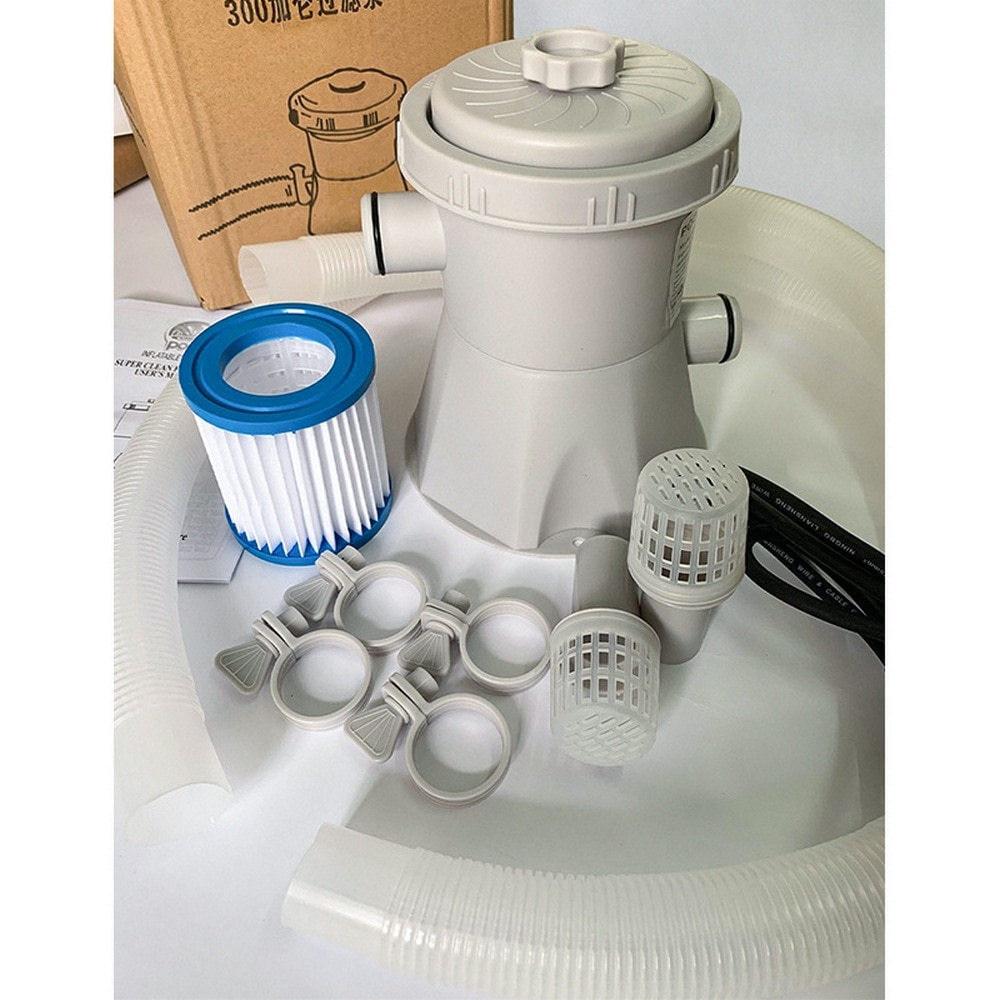 Pool Filter Pump Swimming Pool Sand Pump Pool Electric Filter Kit Water Cleaning Tool Swimming Filter Supplies 110V-240V