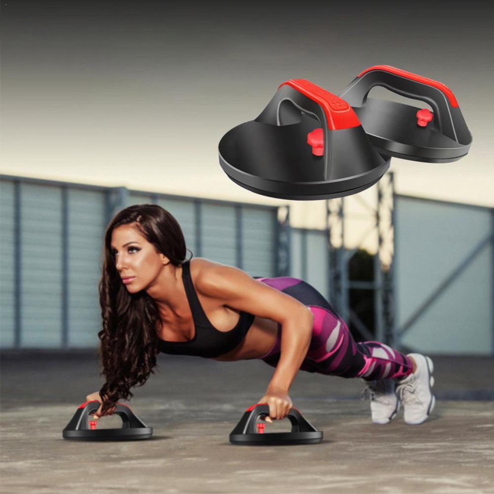 360 Rotatable Push Up Round Bars Non Slip Pushups Wide Handle Comfort Grips Workout Equipment Rotating Circular Push-up