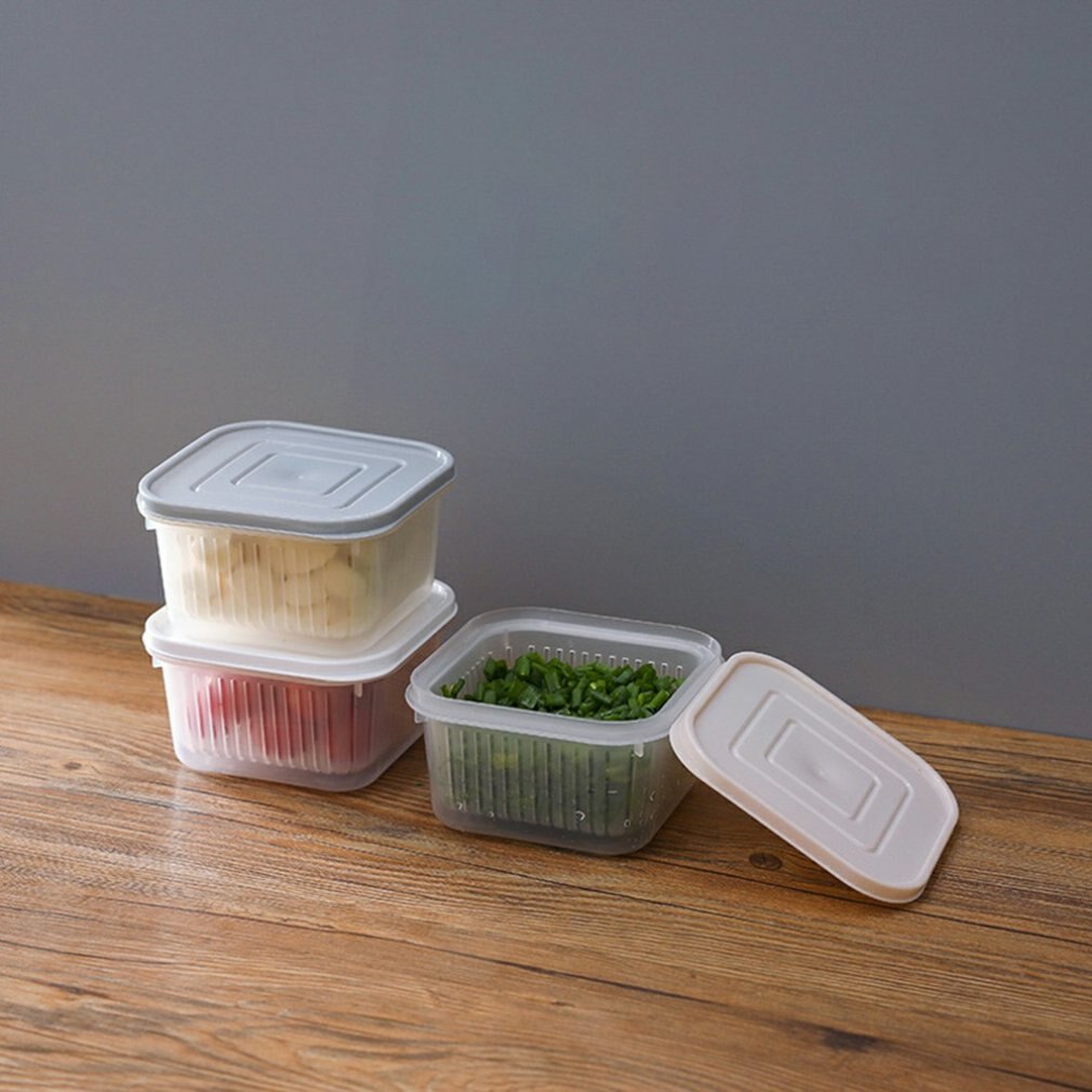 Zwiebel Ingwer Scheiben Knoblauch Lagerung Kasten Kühlschrank Obst Und Gemüse Lagerung Kasten Küche Mit Deckel Ablauf Lagerung Kasten