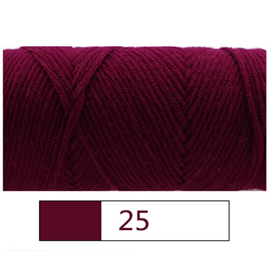 10 Pcs / Lot Lovers Cotton Natural milk cotton thick yarn for knitting Baby wool thread crochet hand knitting yarn cotton yarn: NO 25 Colour