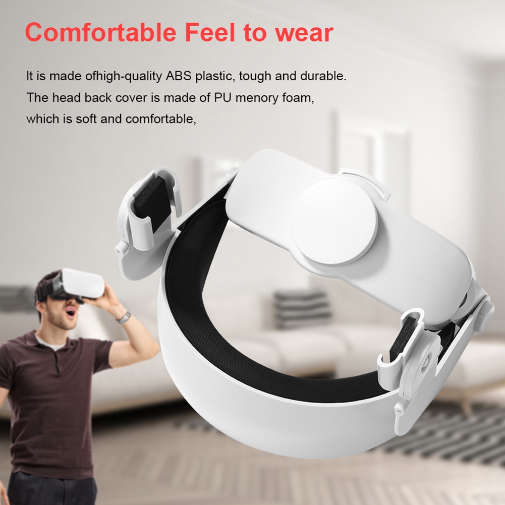 For Oculus Quest 2 VR Headset Head Strap Adjustable Headband VR Headset Accessories Halo Strap