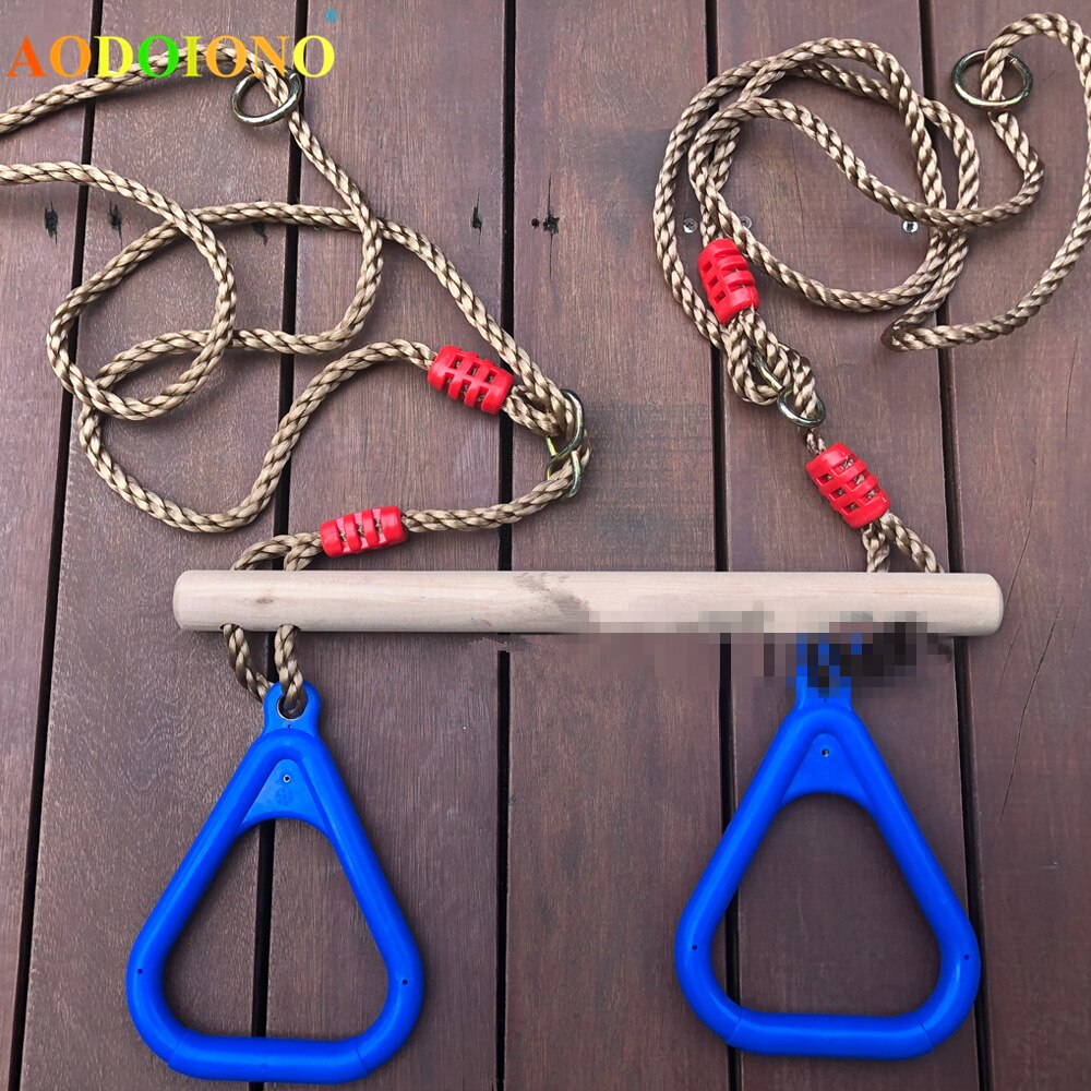 Children Kids Playground Flying Gym Rings Swing Flying Pull Up Ring Sports Outdoor Indoor Gym Swing Playing Games