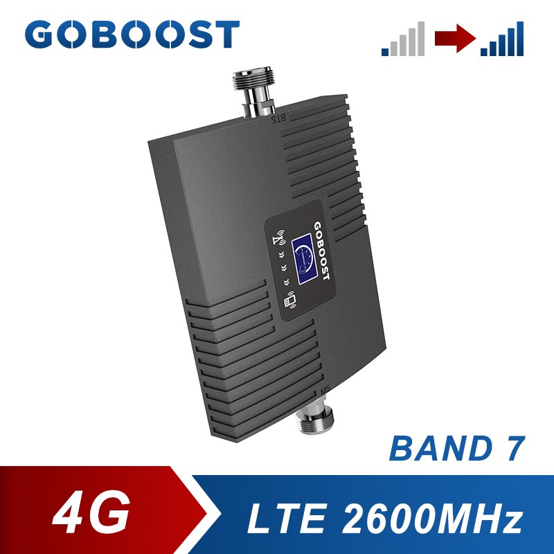 Goboost Lte 2600 Mhz Cellulaire Signaal Booster 4G Mobiele Telefoon Repeater Band 7 Netwerk Versterker