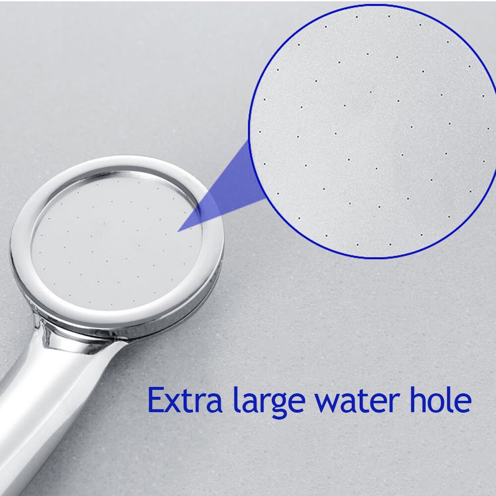 Ultra Thin Shower Head 30% Water Saving And High Pressure For Bathroom Handheld Durable Chrome Plated ShowerheadShower head