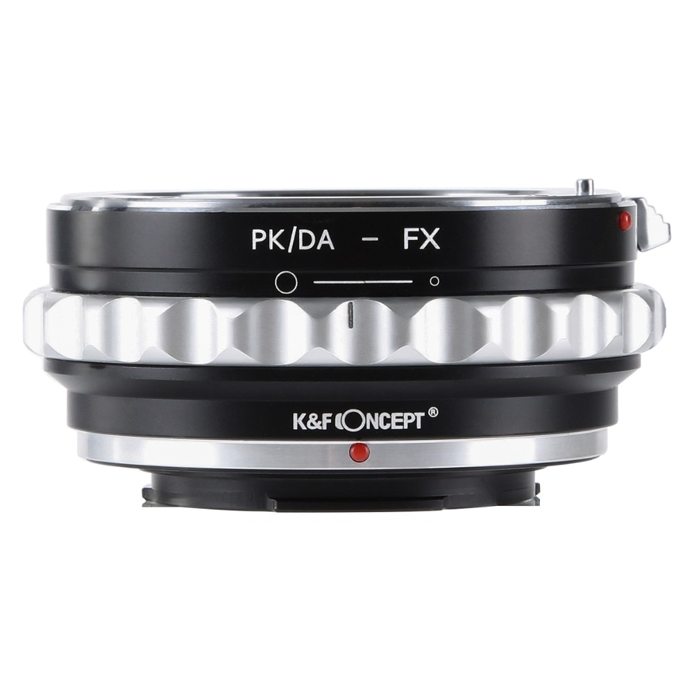 K & F CONCEPT Lens Mount Adapter met Diafragma Controle Ring voor Pentax K PKAF PK DA EEN Mount Lens voor fujifilm Fuji X FX body