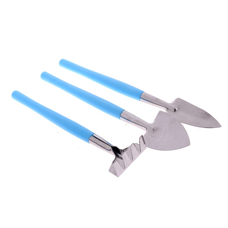 3pcs/lot Home Gardening Tool Set Balcony Home-grown Mini Digging Suits Shovel Rake Garden Tools Combination Pink Blue