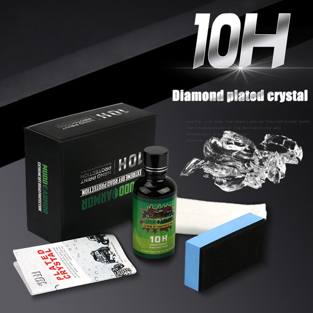 10H Liquid Glass Ceramic Automotive Coating Waterproof Nano Ceramic Scratch Resistant Super Hydrophobic