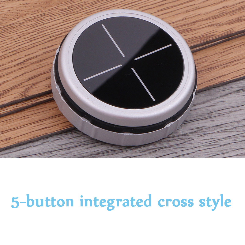 Auto Multimedia Knoppen Cover Stickers Knop Cover Voor Bmw 1 3 5 Serie X3 X5 X6 F30 F10 F25 E71 e84 E90 E70 E60 F20 E91 E92 E93: For 5 Button Cross
