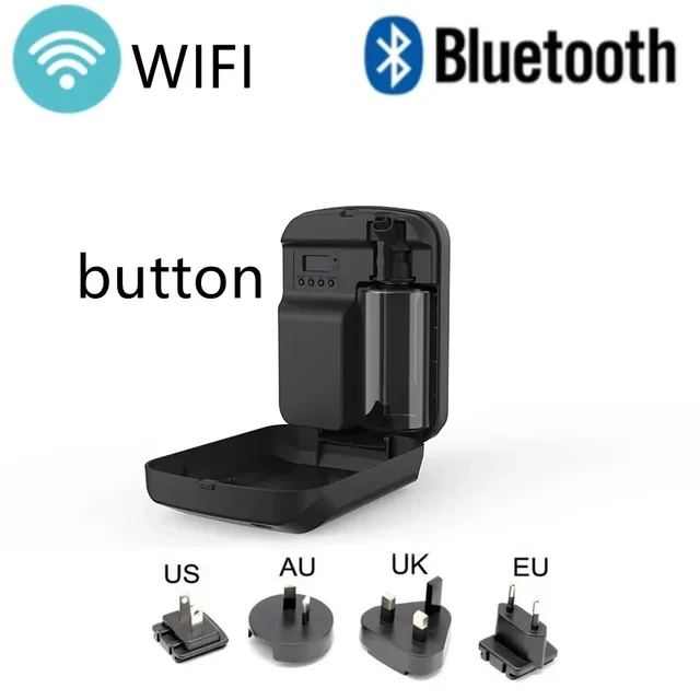 Geurverspreider Aromatische olieverspreider Elektrische huisluchtverfrisser Machine Muurhangende etherische olieverspreider voor hotel: Blauw / VS