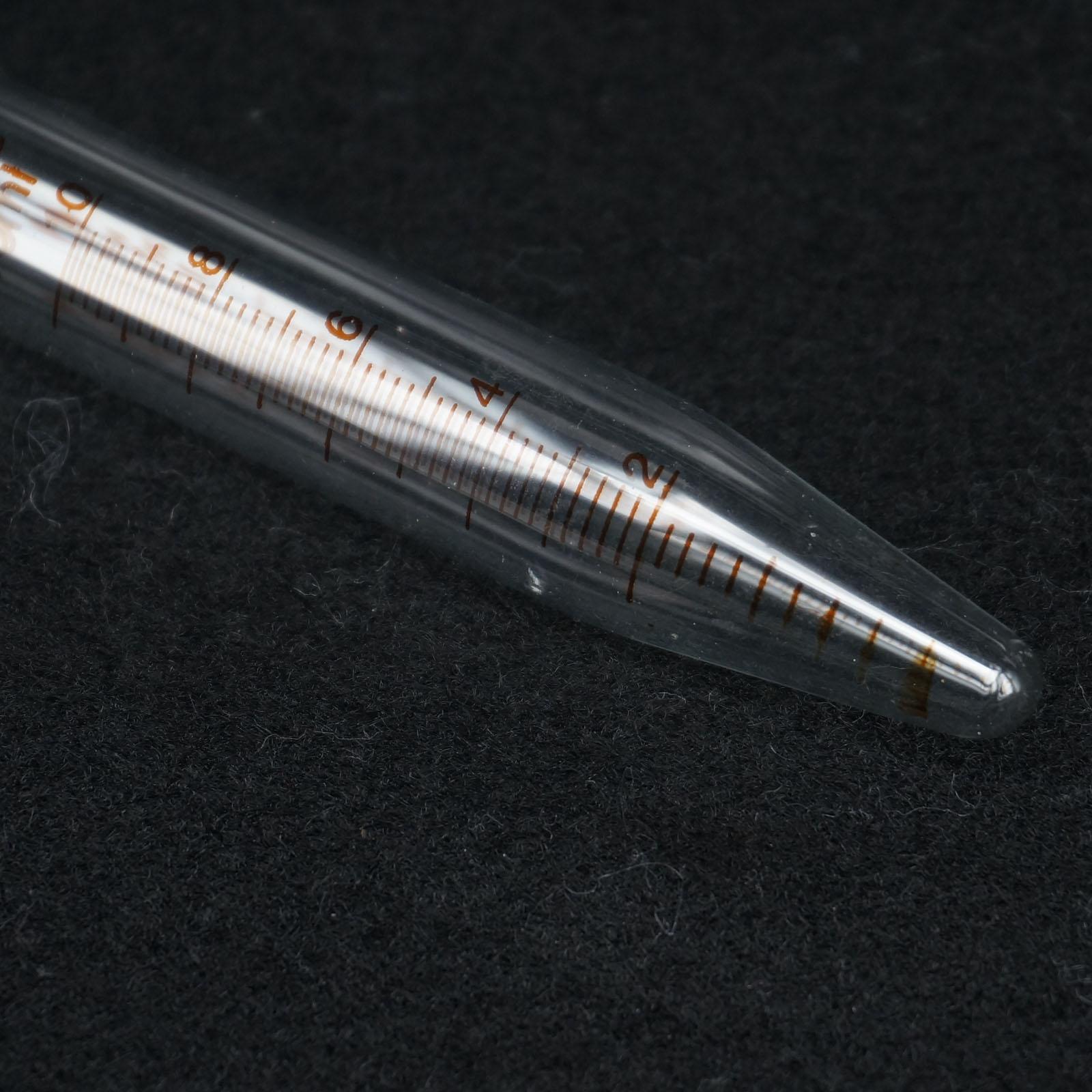 10ml Lab Glass Conical Bottom Centrifuge Tube Scaled With Stopper Chemical Ware