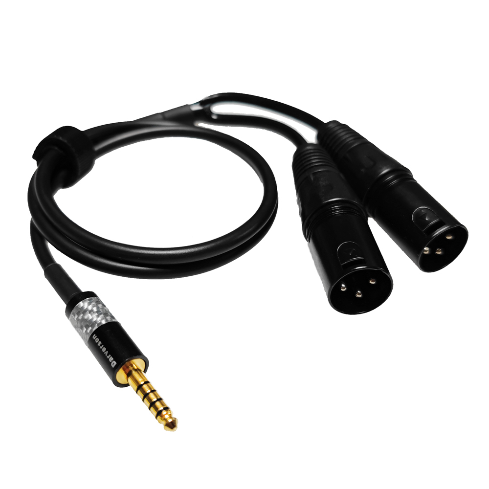 HIFI Balance 4.4mm to RCA XLR 6.35MM Audio Cable For Sony WM1A/1Z PHA-1A/2A Z1R DSD Player DAC Amplifier Wire Cord: 4.4mm to XLR / 3m