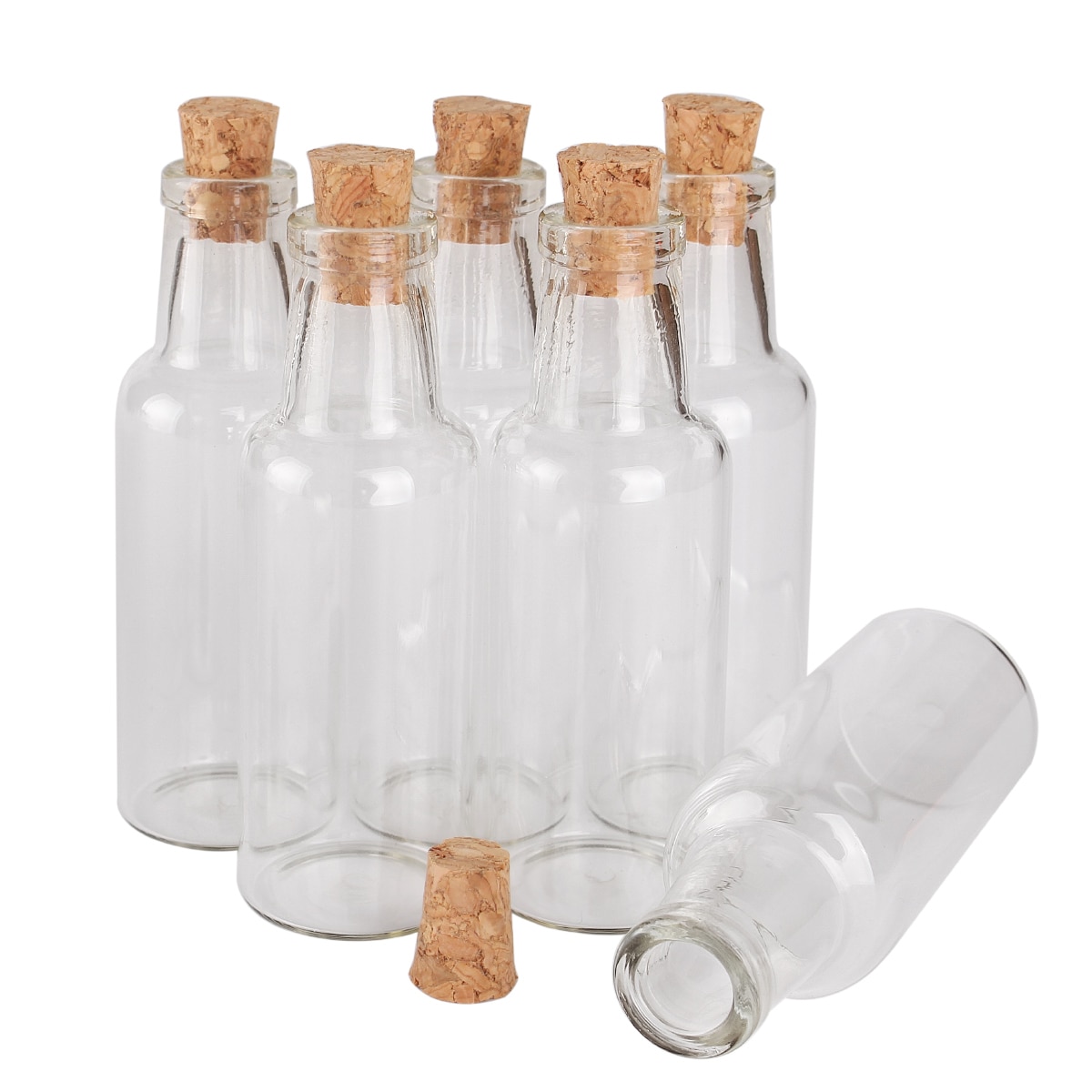 12ml 15ml 25ml 35ml Glasflaschen mit Korken wünschen Flaschen für Hochzeit Handwerk