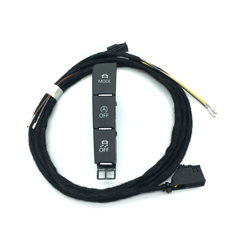 Voor Vw Golf 7 MK7 Esp Off Modus Rijden Patroon Ops Parking Assist Tpms Bandenspanning Monitoring Switch Knop Kabel 5GG927238E: Model  SET