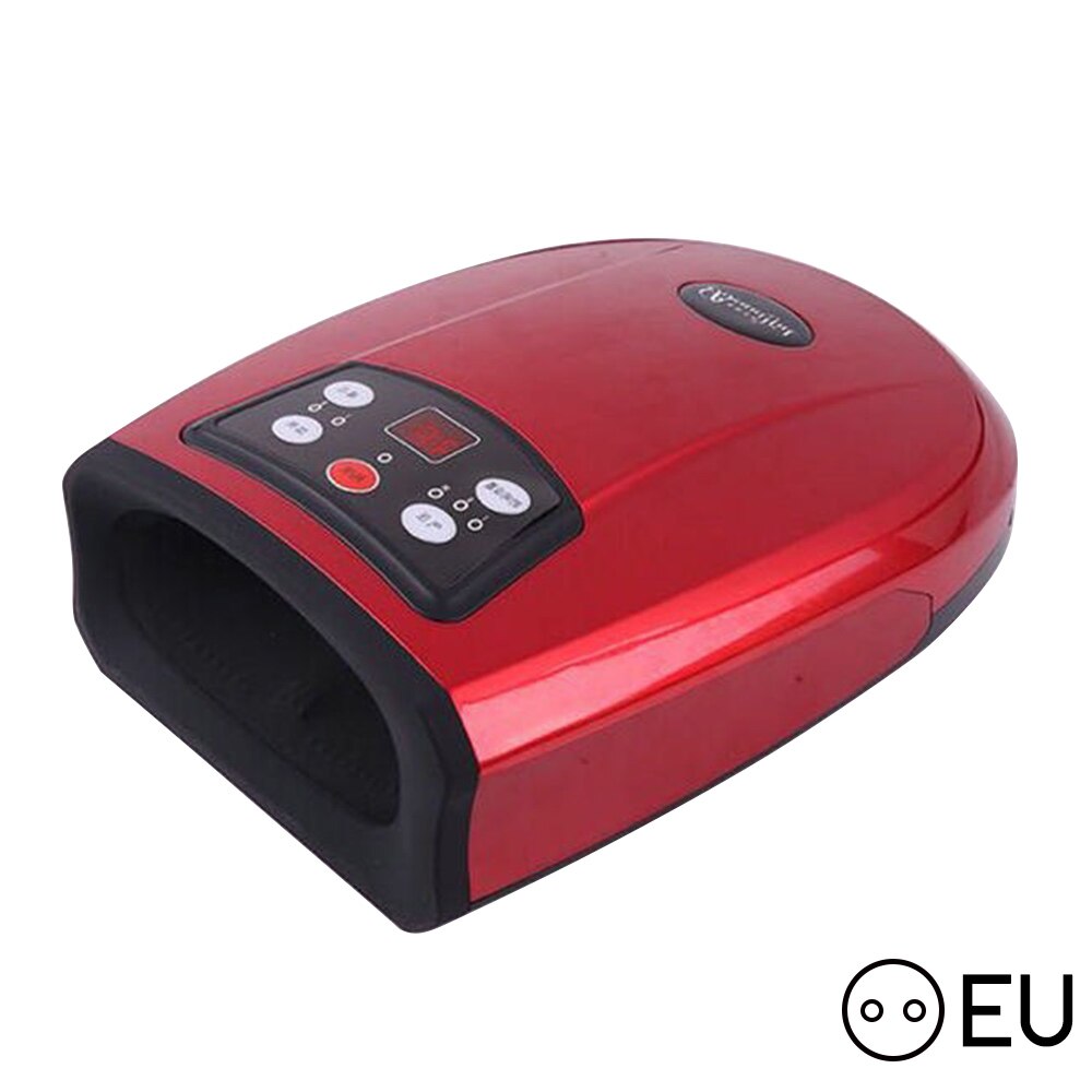 Electric Hand Massager Physiotherapy Equipment Beauty Hands Cosmetology Machine Finger Massage Therapy Beauty Hand health Spa: red EU