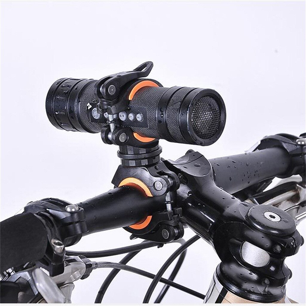 360 grad Fahrrad LED Taschenlampe Halterung Halfter Lampe Stehen Fahrrad Taschenlampe Clip Klemme unterstützung Handy, Mobiltelefon fahrrad lenker # j4