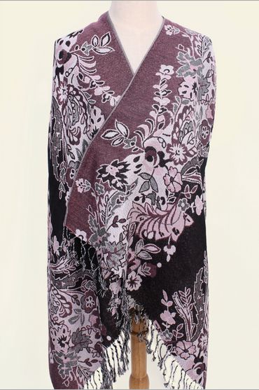 Runmeifa langt plaid tørklæde kvinder vinter print tørklæder sjaler wrap pashmina tørklæde varm cashmere kvinde stole tørklæder 190 x 70cm: 5