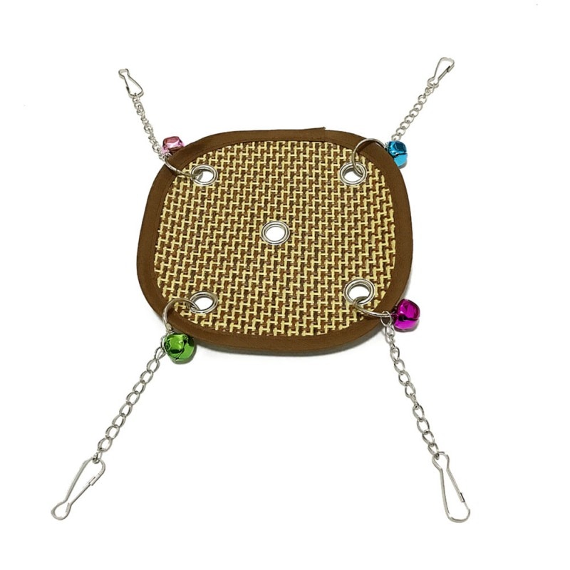 Hamaca mascota ratones hámster rata roedores jaula de cama colgante pequeño columpio para mascota nido juguetes ventilado fresco primavera y verano