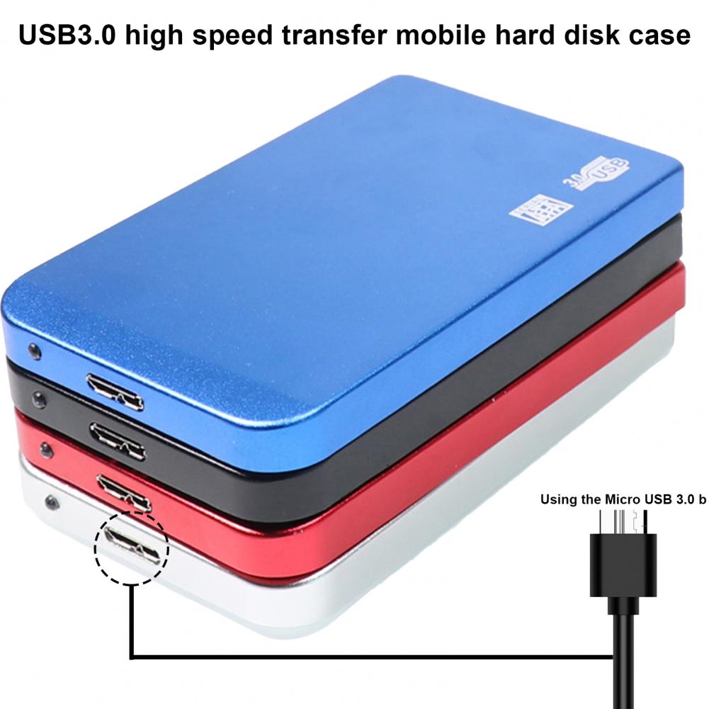 2.5inch USB3.0 5Gbps 4TB External Hard Disk Box HHD Enclosure for Laptop Hard Disk Box for Windows 98SE/2000/ME/XP/Vista/7/8/10