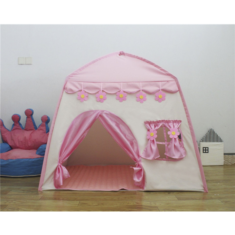 Spil hus leg telt prinsesse hemmeligt slot indendørs udendørs legetøj piger drenge bærbart sammenklappeligt legehus legetøj til børn børn