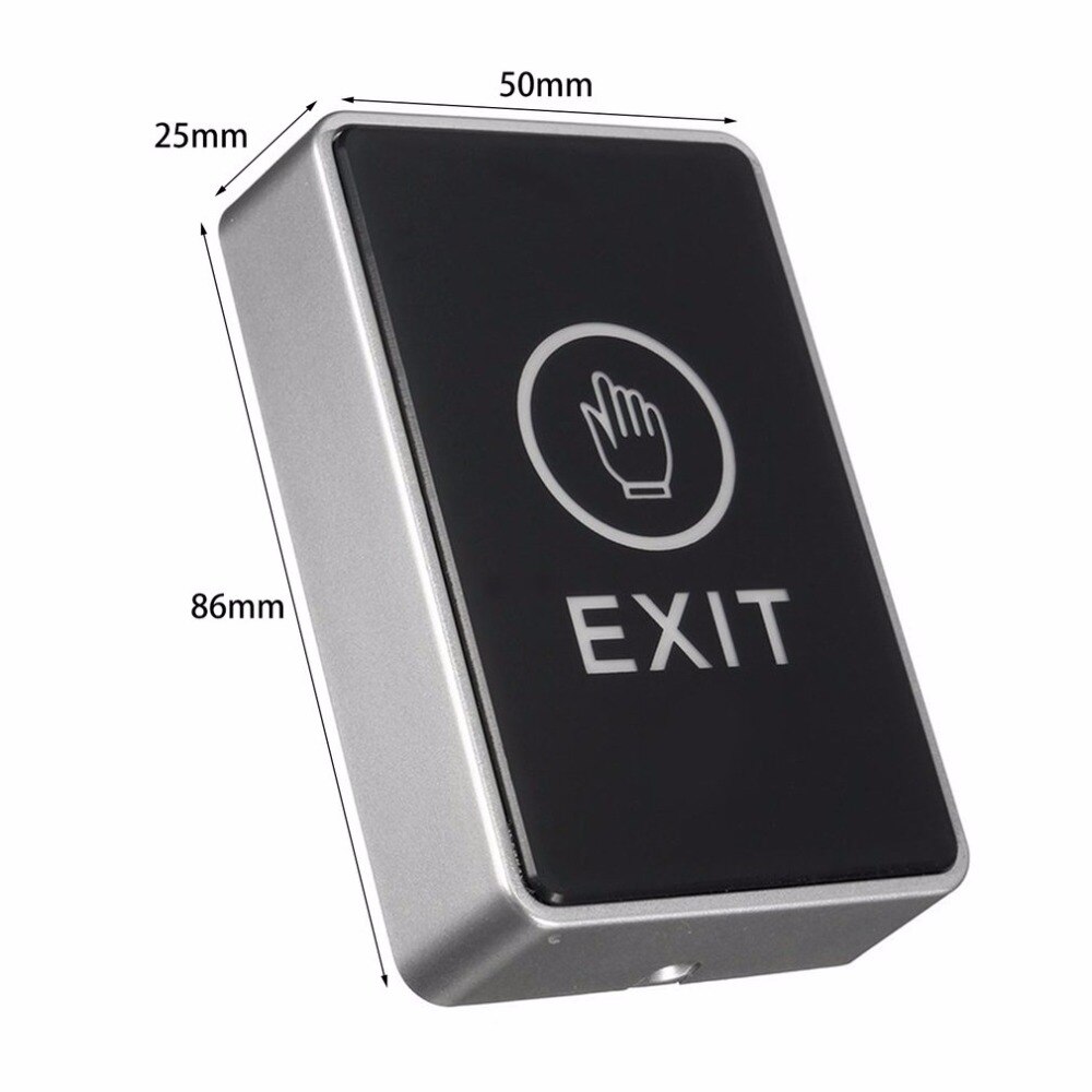 LESHP LED Light Exit button Push Touch Sensor Door Exit Release Button Security Access Control System With LED Indicator