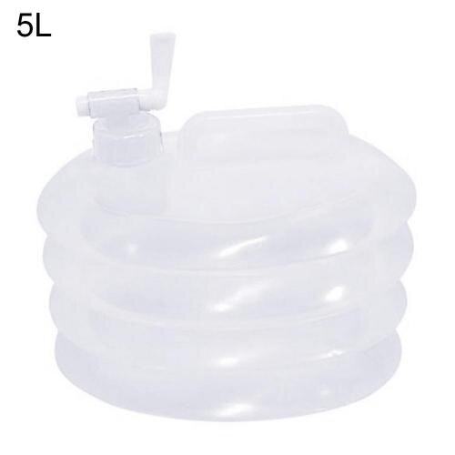 3L 5L 8L 10L 15L Outdoor Inklapbare Opvouwbare Water Tassen Container Camping Wandelen Draagbare Survival Water Opslag Carrier Bag: 5L