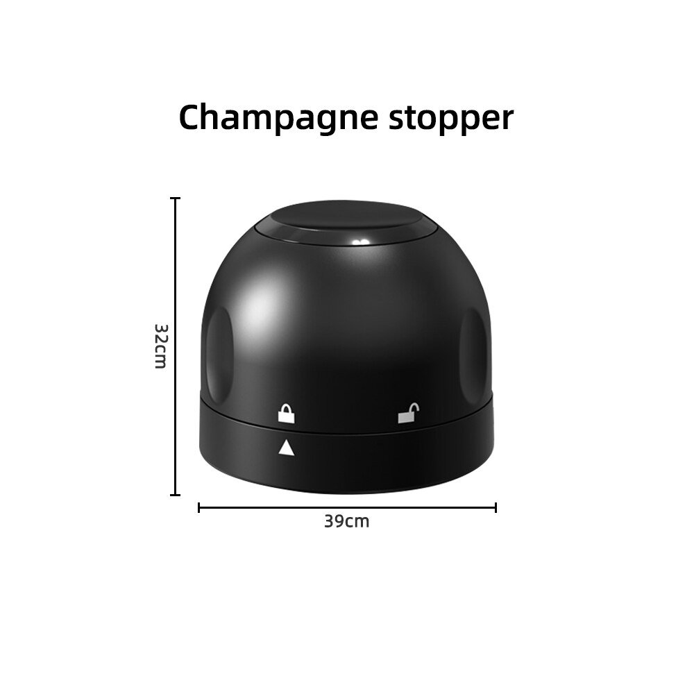 1/2/3 Pcs Vacuum Red Wine Bottle Cap Stopper Silicone Sealed Leak-proof Champagne Bottle Stopper Retain Fresh Wine Plug Bar Tool: Champagne Type