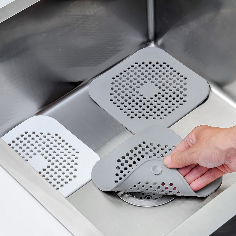 Filtre Anti-blocage pour cheveux, filtre domestique pour évier, filtre Anti-blocage pour douche, bouchon de vidange de sol, accessoires de cuisine et de salle de bains