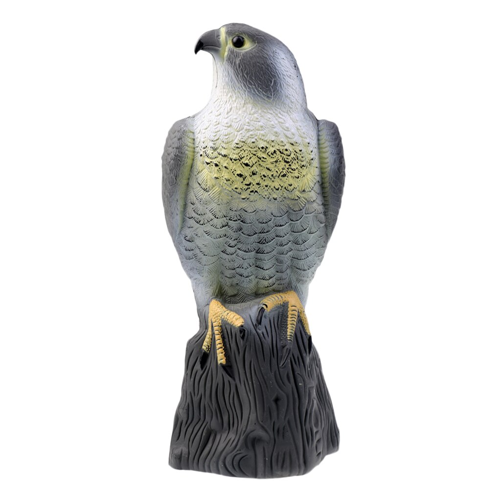 Lifelike Eagle Decoys Scarecrow with Bright Eyes - Home Garden Decoration
