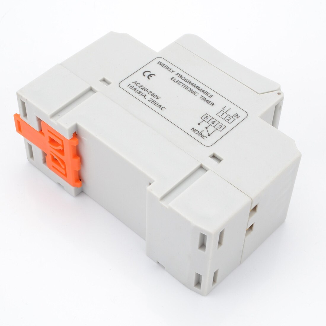 Interruptor de tiempo programable Digital Industrial, dispositivo electrónico semanal de 7 días con Control de temporizador, AC 220V/16A 110V DC 12V, montaje de carril Din